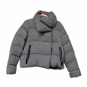 bacon houndstooth puffer